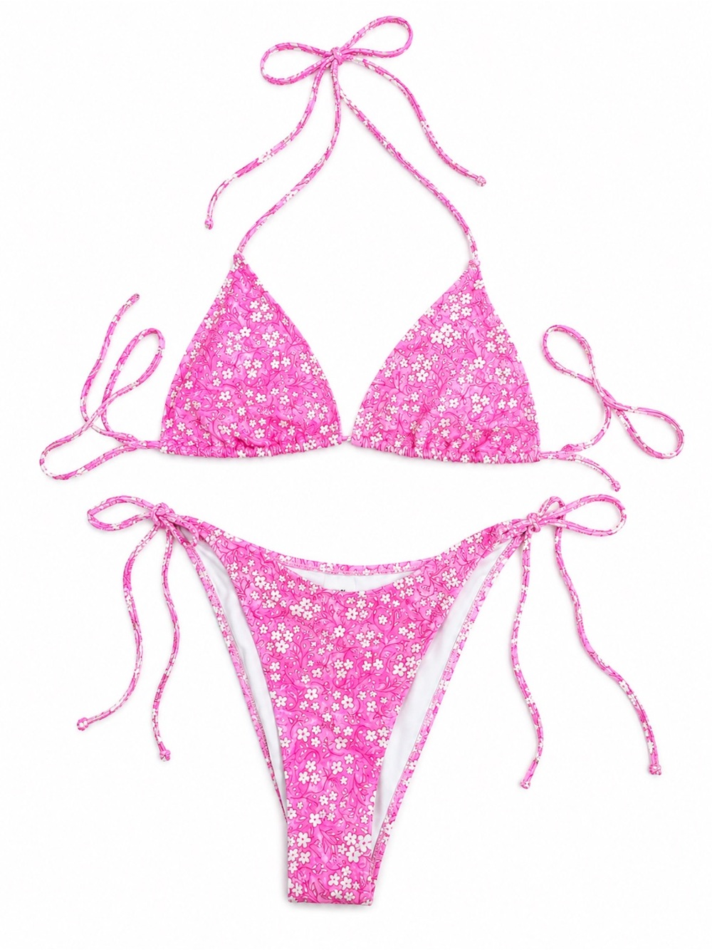 Bright Swim Tie-Side String Bikini